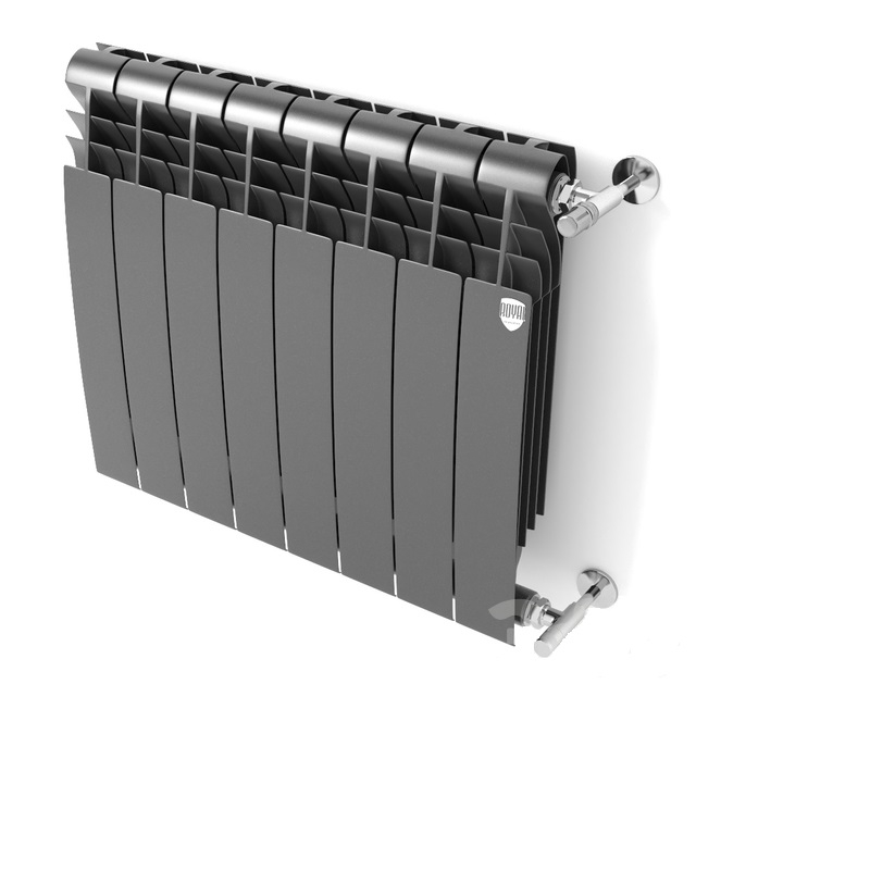 Радиатор биметаллический Royal Thermo BiLiner 500 Silver Satin 8 секций